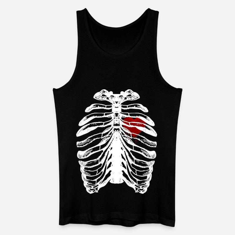 skeleton - Men’s Organic Tank Top - black