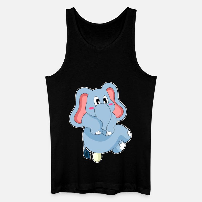 Oeuf d’éléphant - Débardeur bio Homme - noir