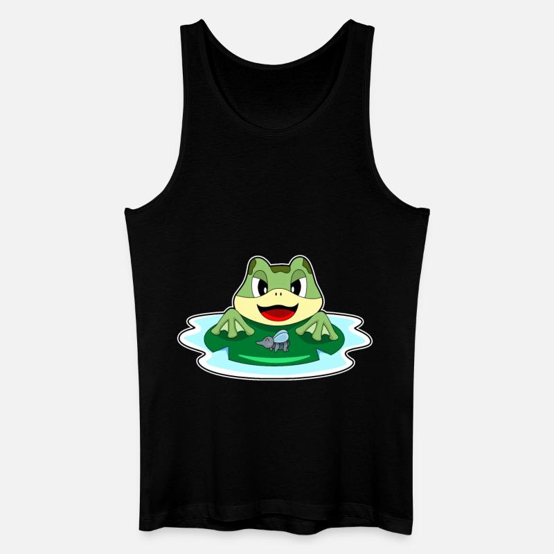 Mouche grenouille - Débardeur bio Homme - noir