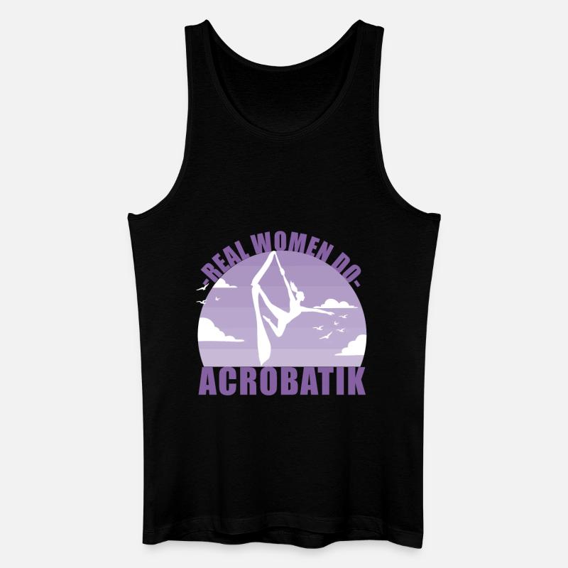 Akrobatik Luftakrobatik Acrobatik Sport Geschenk - Männer Bio Tank Top - Schwarz