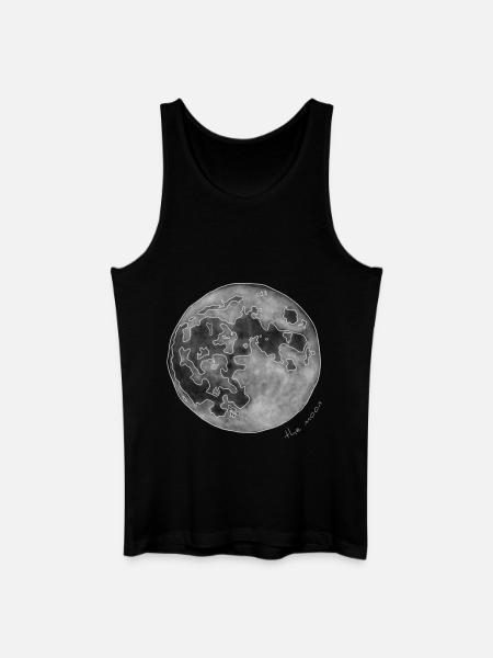 MOON - Men’s Organic Tank Top - black