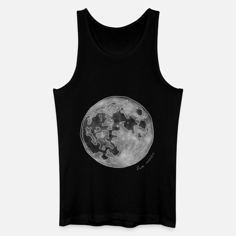 MOND - Männer Bio Tank Top - Schwarz