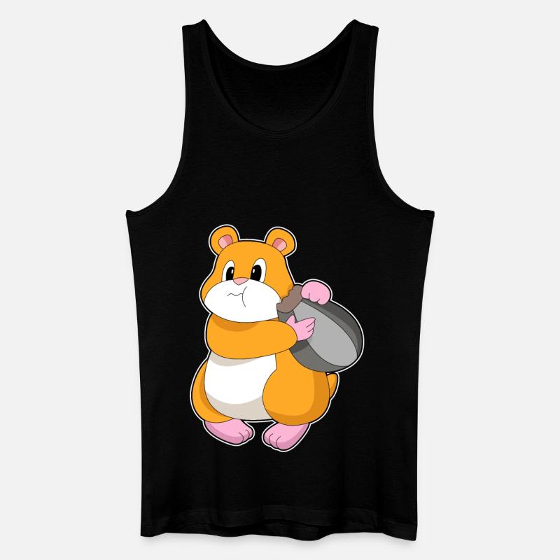 Hamster Samen - Männer Bio Tank Top - Schwarz