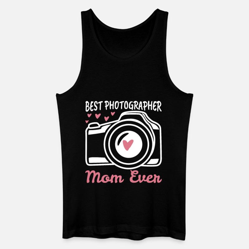 Fotografie Mama - Männer Bio Tank Top - Schwarz