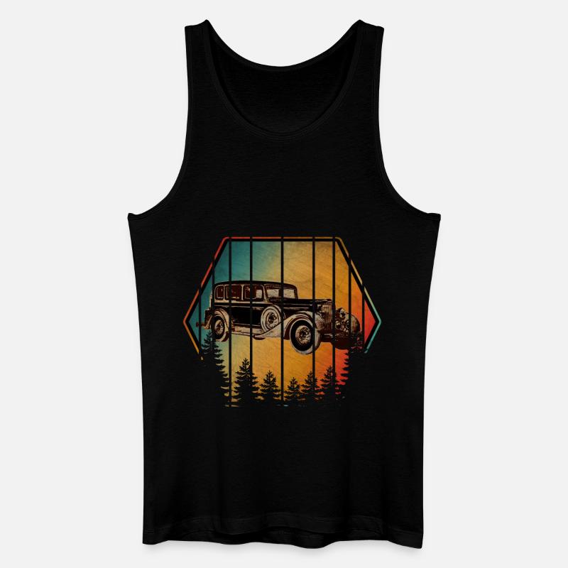 OLDTIMER - Männer Bio Tank Top - Schwarz
