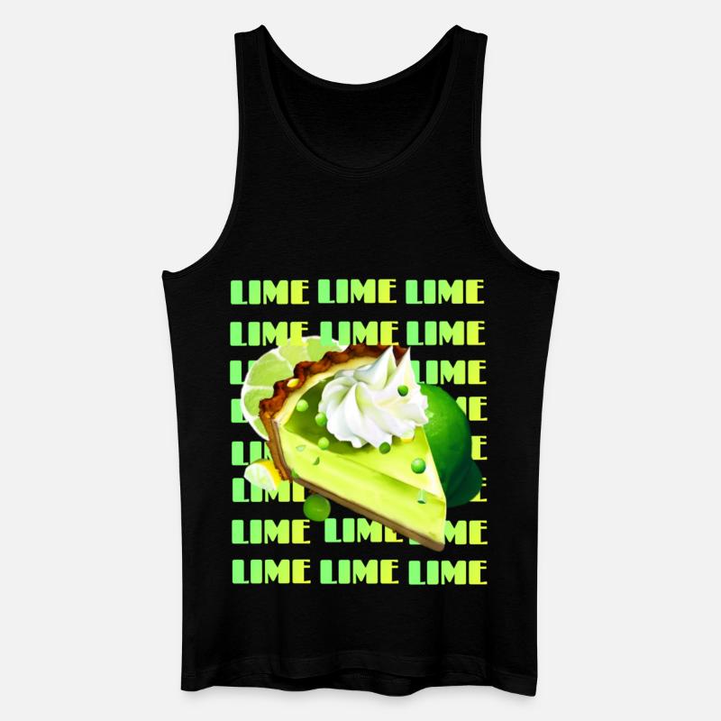 Key Lime Pie - Männer Bio Tank Top - Schwarz