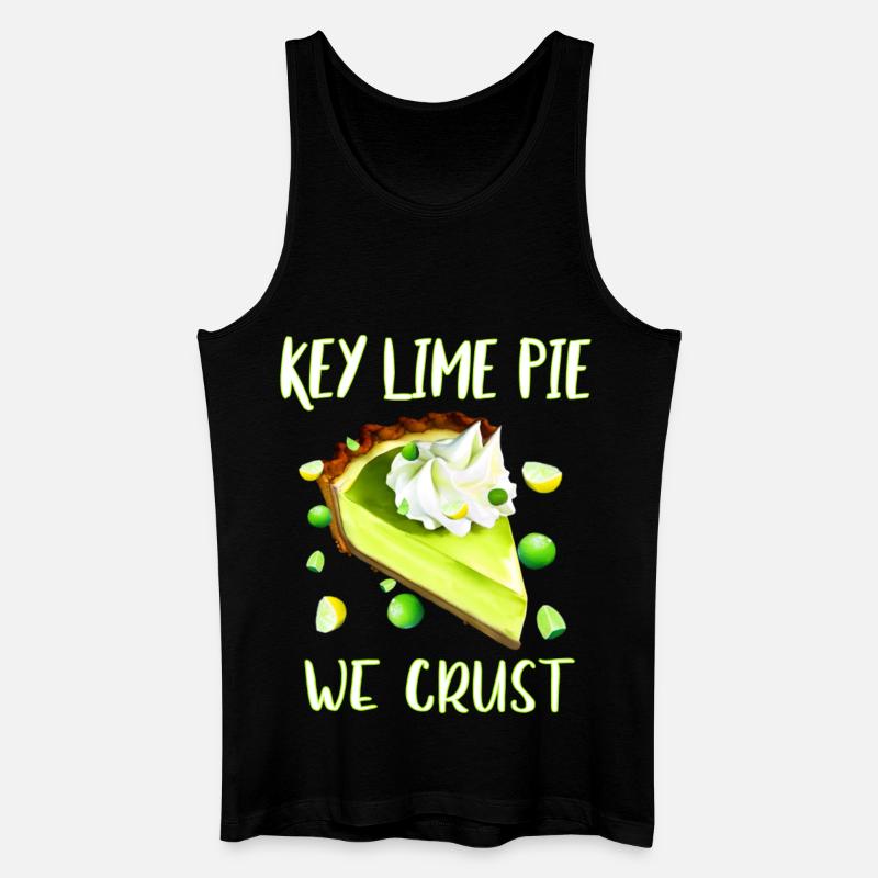 Key Lime Pie - Männer Bio Tank Top - Schwarz