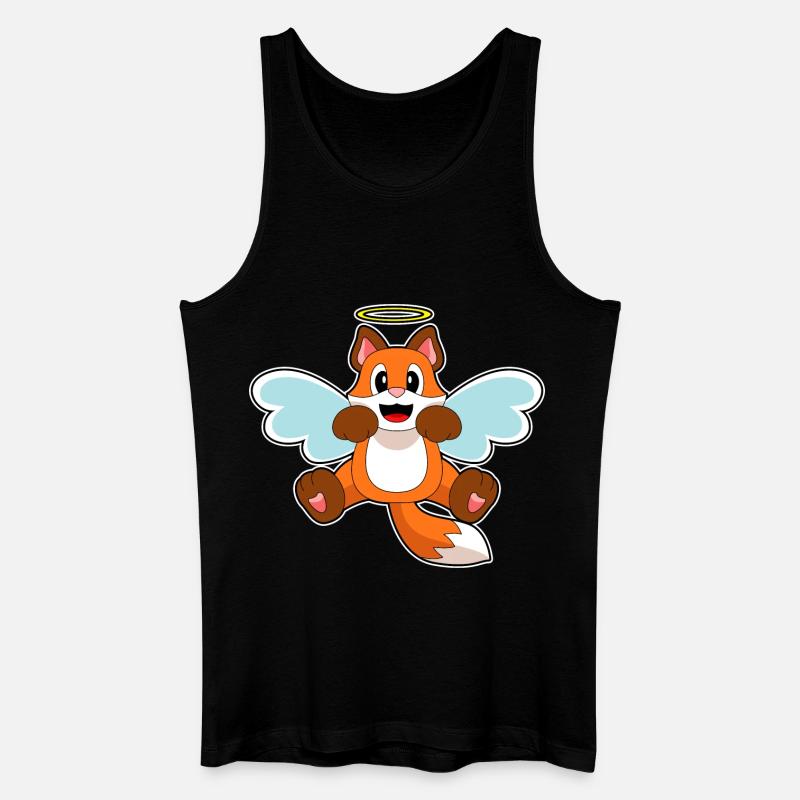 Fox Angel - Débardeur bio Homme - noir
