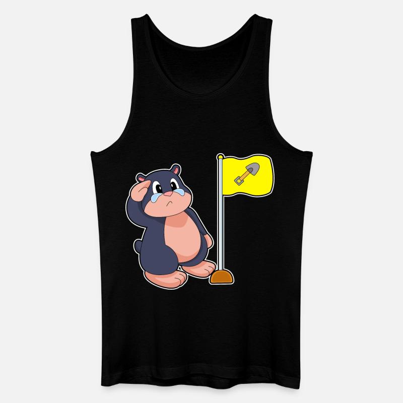 Mole flag - Men’s Organic Tank Top - black