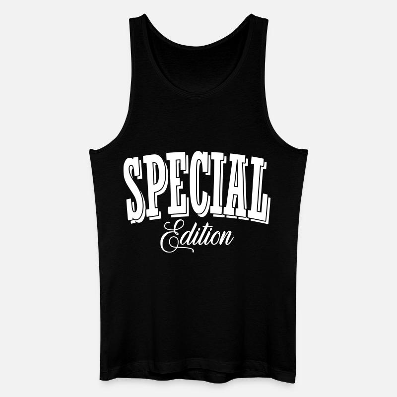 special edition tuner shirt - Männer Bio Tank Top - Schwarz