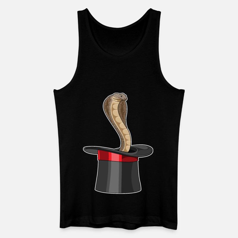 Cylindre Snake Wizard - Débardeur bio Homme - noir