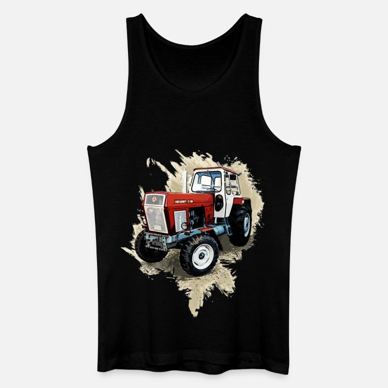 Fortschritt Traktor ZT 300 - Männer Bio Tank Top - Schwarz