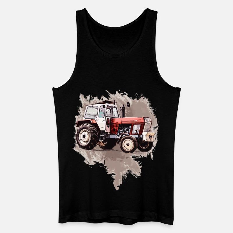Fortschritt Traktor ZT 304 - Männer Bio Tank Top - Schwarz