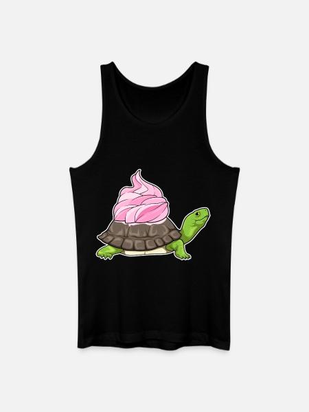 Turtle Frosting - Men’s Organic Tank Top - black