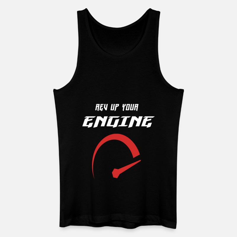 Rev up your engine - Men’s Organic Tank Top - black