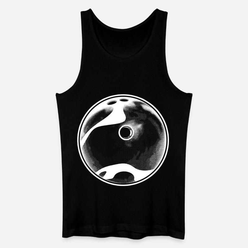 Bowlingkugel - Männer Bio Tank Top - Schwarz