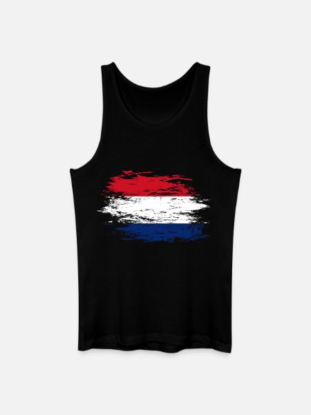 Drapeau hollandais utilisé - Débardeur bio Homme - noir