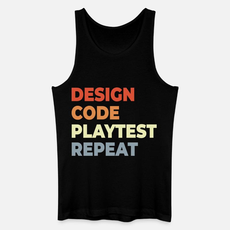 Game Development Workflow - Men’s Organic Tank Top - black