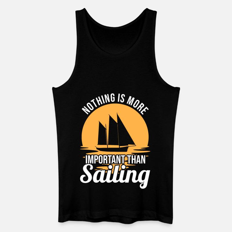 Segel Motivation - Männer Bio Tank Top - Schwarz