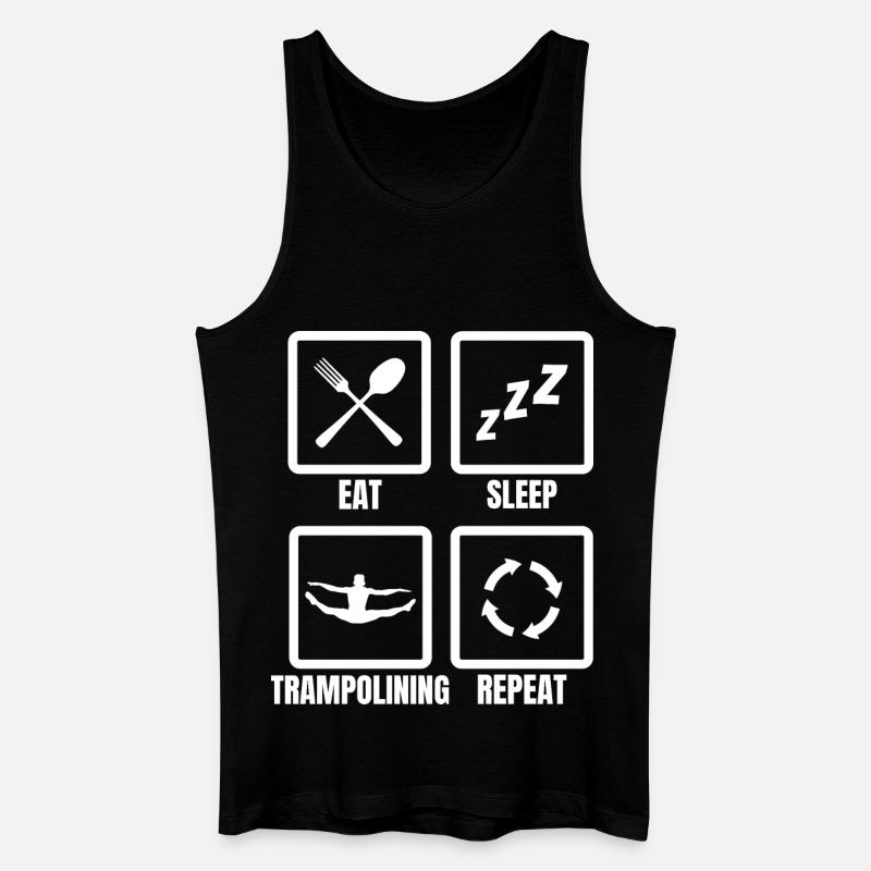 Trampoline Routine - Men’s Organic Tank Top - black