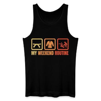 Judo Routine - Men’s Organic Tank Top - black - Front