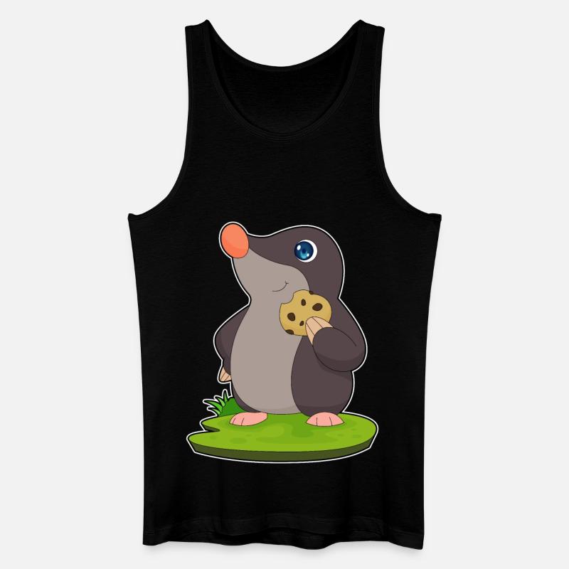 Mole Cookie - Men’s Organic Tank Top - black