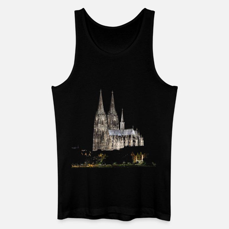 Köln - Männer Bio Tank Top - Schwarz