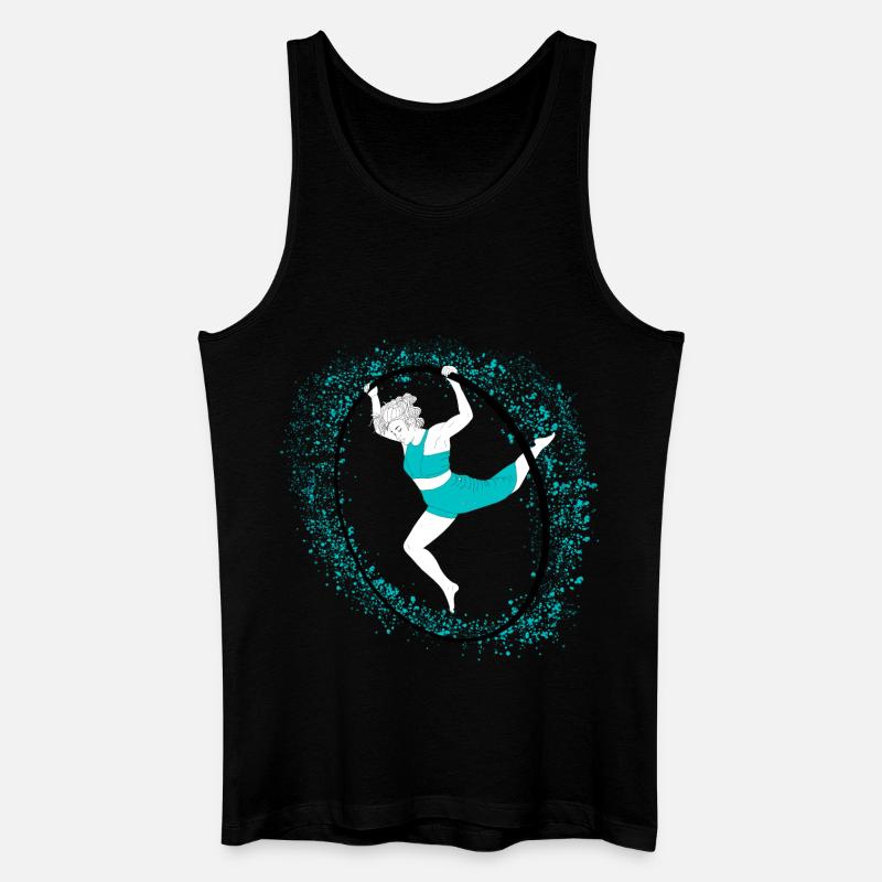 Cyr Wheel - Männer Bio Tank Top - Schwarz