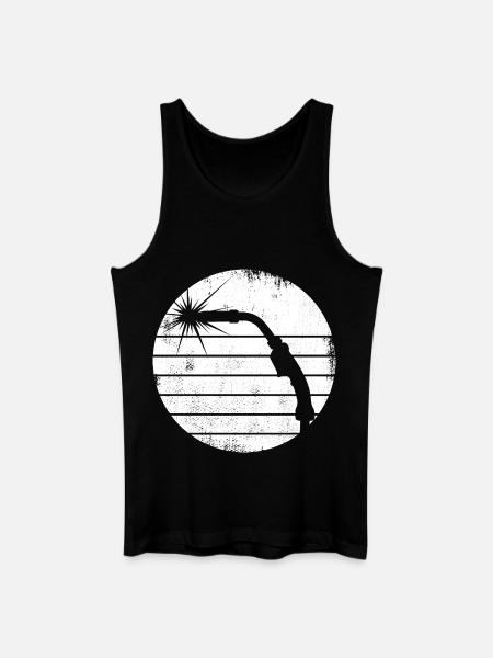 Sketch welding rod - Men’s Organic Tank Top - black