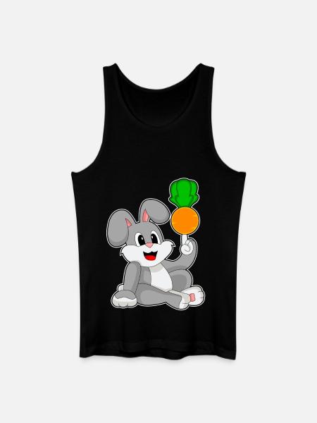 Rabbit carrot - Men’s Organic Tank Top - black