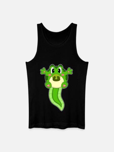 Frog Baby Pacifier - Men’s Organic Tank Top - black