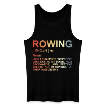 Rowing Term - Men’s Organic Tank Top - black - Front