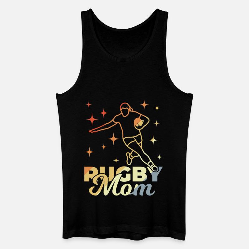 Rugby Mom - Men’s Organic Tank Top - black