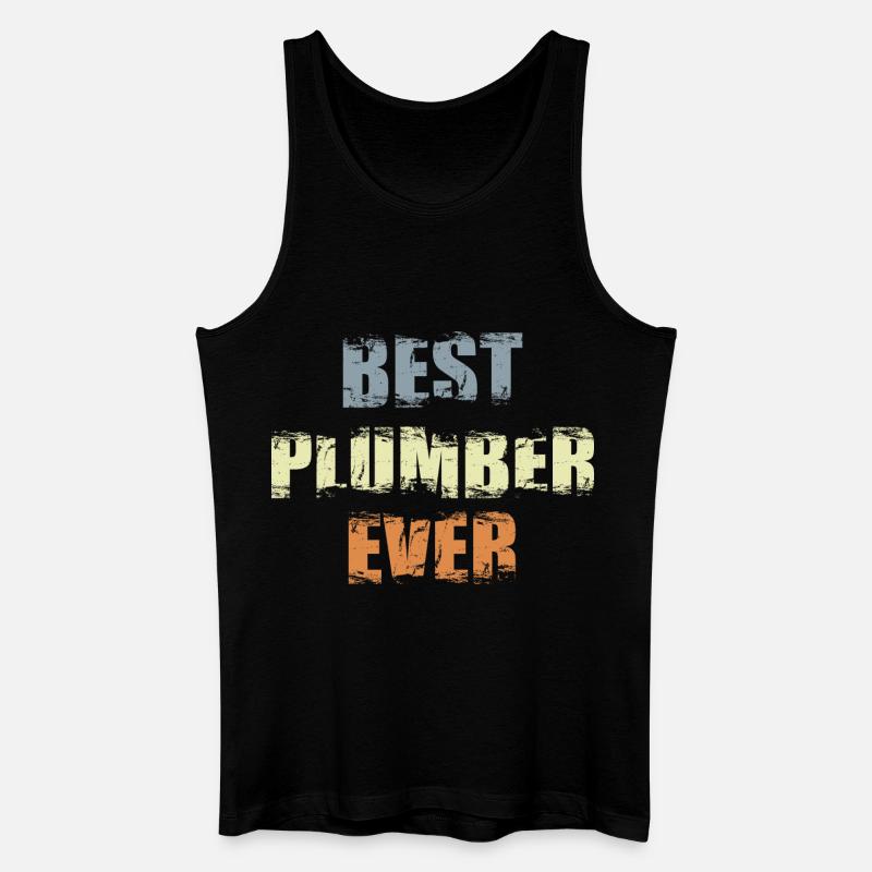 Bester Klempner - Männer Bio Tank Top - Schwarz