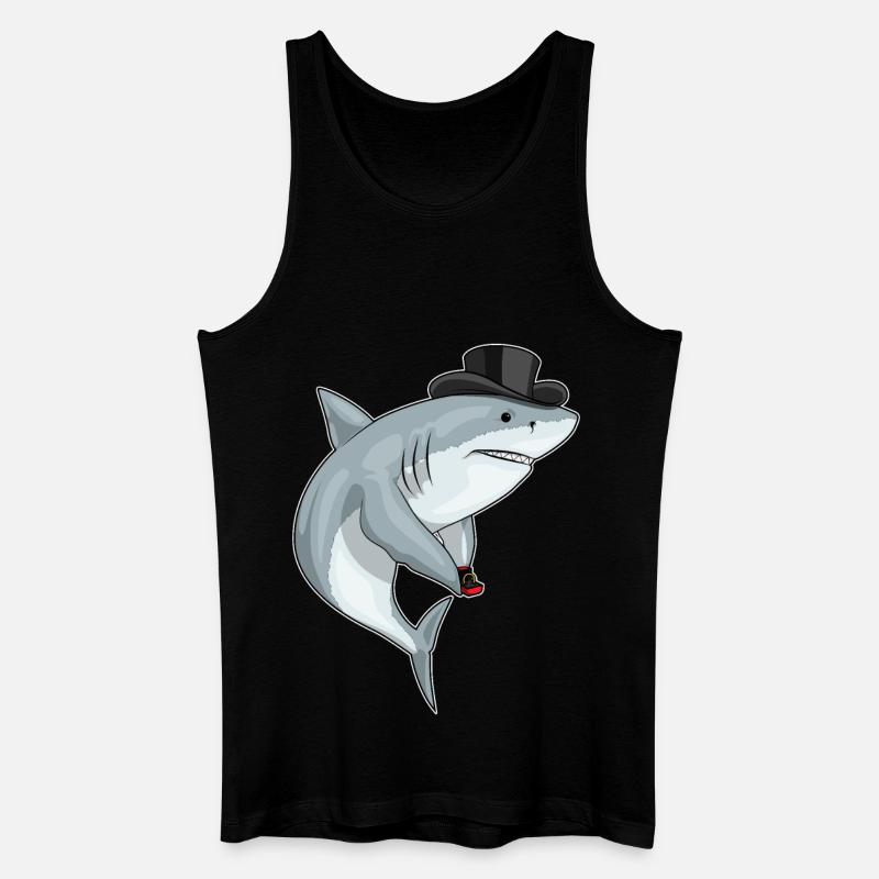 Hai Bräutigam Ehering Hochzeit - Männer Bio Tank Top - Schwarz