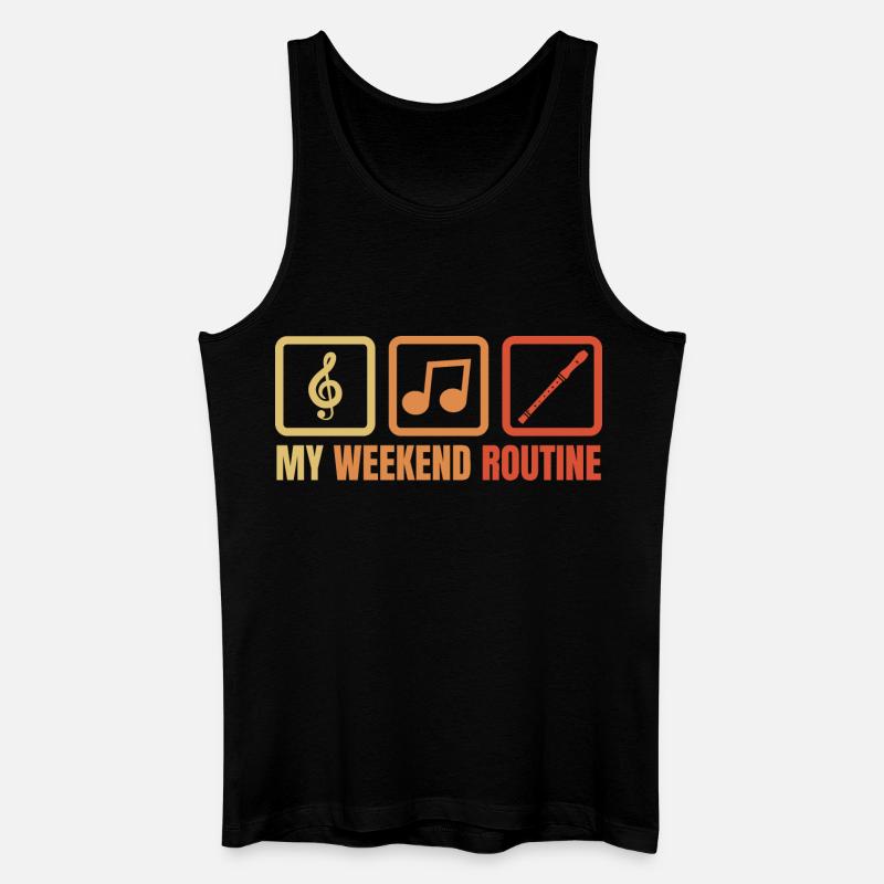 Flutists Weekend Program - Men’s Organic Tank Top - black