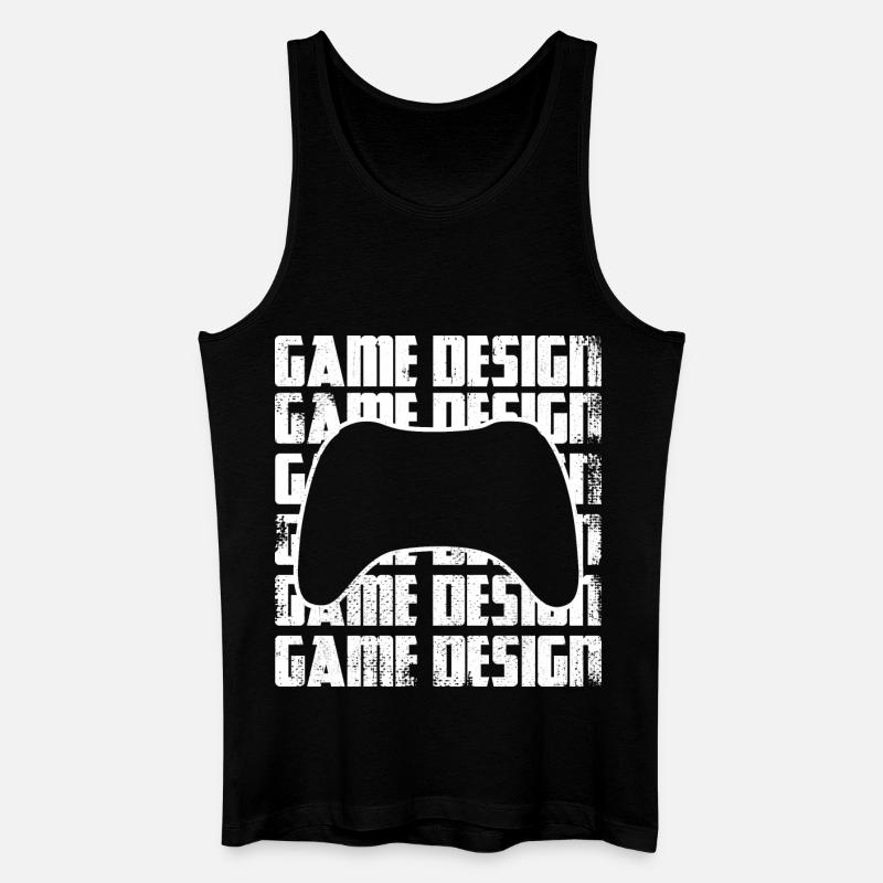 Game Designer - Männer Bio Tank Top - Schwarz