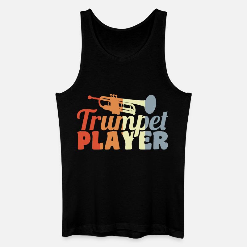 Bester Trompetenspieler - Männer Bio Tank Top - Schwarz