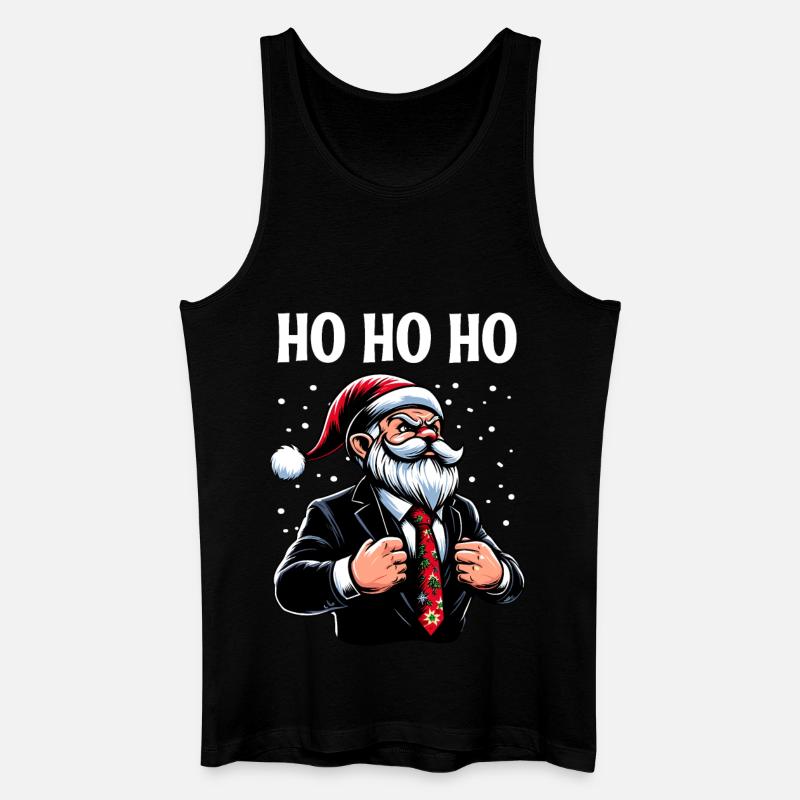 Chef Wichtel Ho Ho Ho - Männer Bio Tank Top - Schwarz