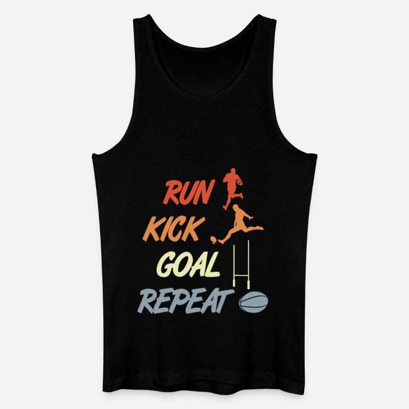 Rugby Motivation - Men’s Organic Tank Top - black
