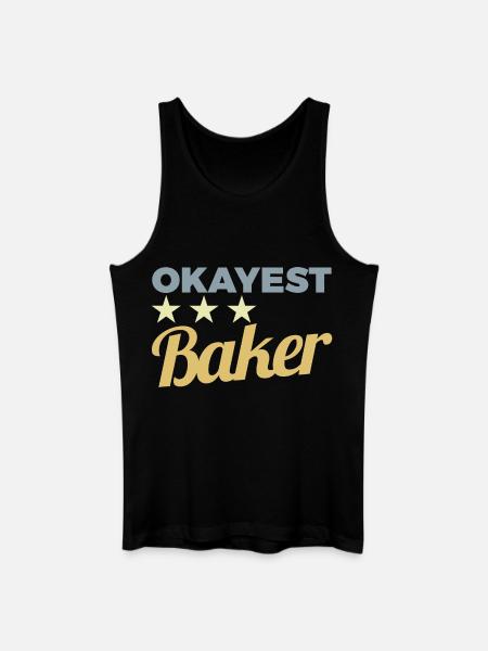 Average baker - Men’s Organic Tank Top - black