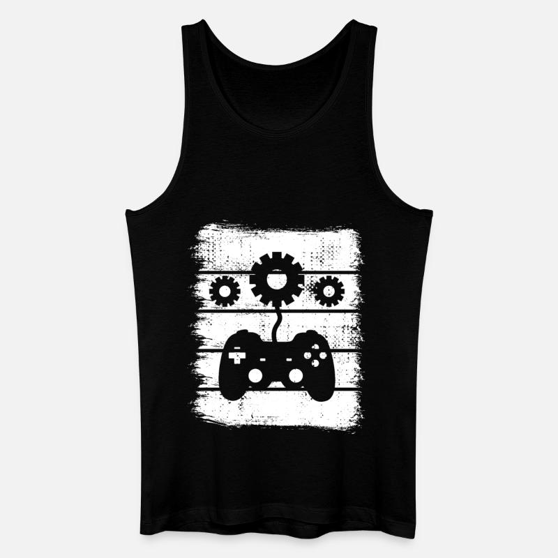 Game Design - Männer Bio Tank Top - Schwarz