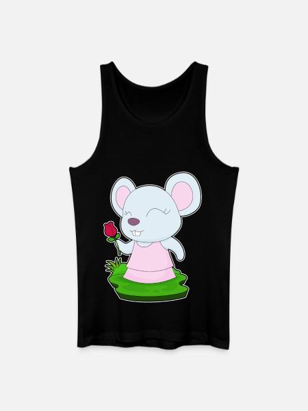 Mouse Rose - Débardeur bio Homme - noir