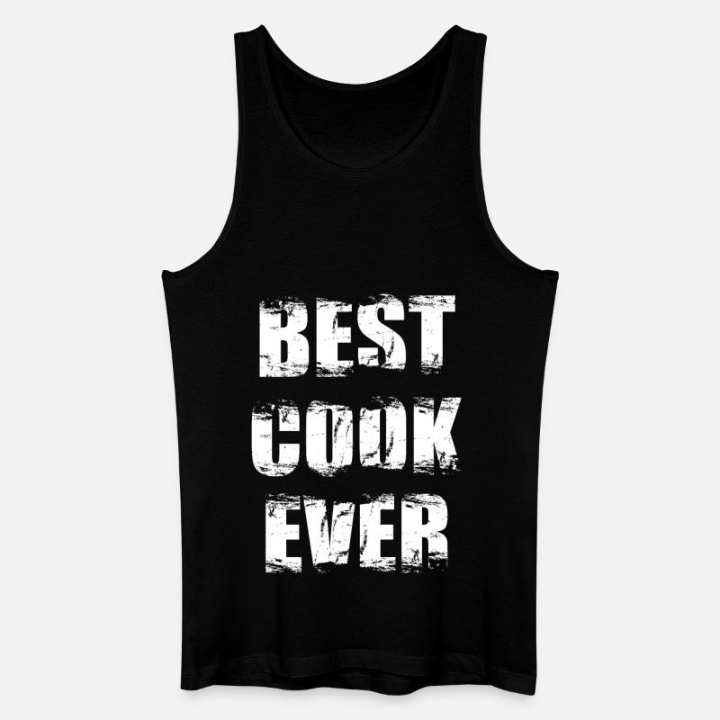 Bester Koch aller Zeiten - Männer Bio Tank Top - Schwarz