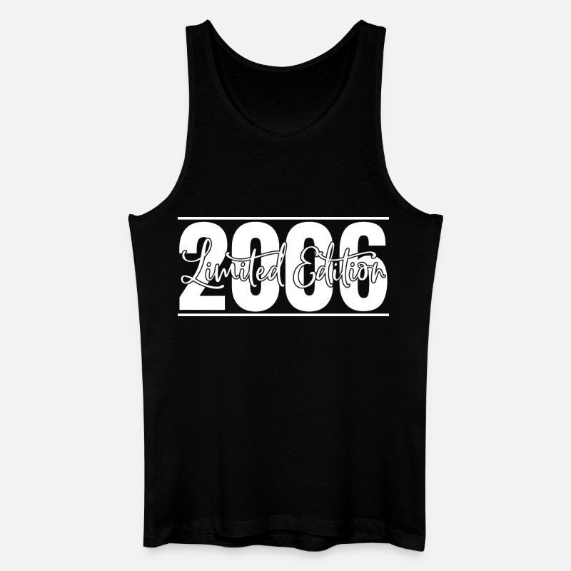 Limited Edition 2006 - Männer Bio Tank Top - Schwarz