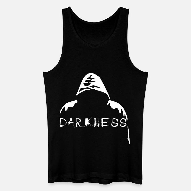 Dunkelheit - Männer Bio Tank Top - Schwarz