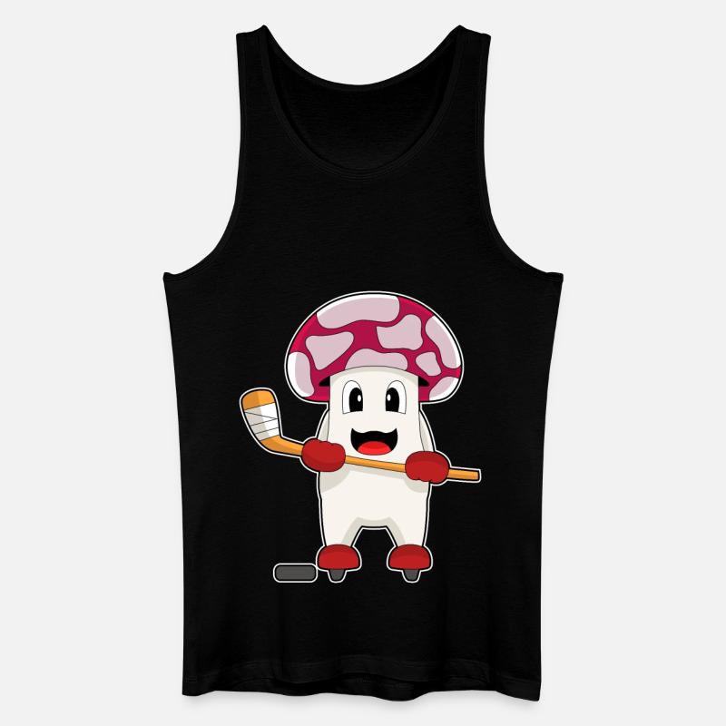 Pilz Eishockey Eishockeyschläger - Männer Bio Tank Top - Schwarz