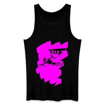 Pink Kite - Männer Bio Tank Top - Schwarz - Vorne