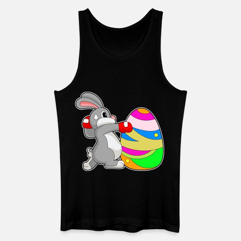 Bunny Easter Boxes - Men’s Organic Tank Top - black