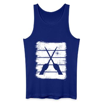 Drumsticks Drawing - Men’s Organic Tank Top - royal blue - Front